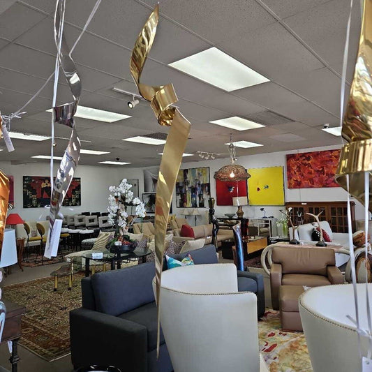 Original Signed David Herschler Kinetic Ribbon Sculpture, Stainless Steel