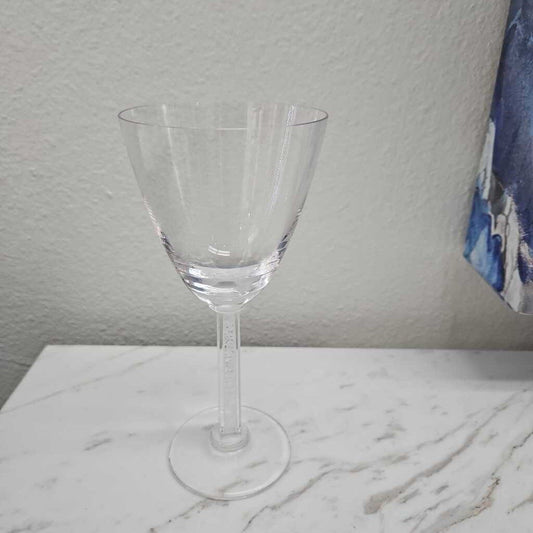 Lalique French Crystal Phalsbourg Claret Wine Stems