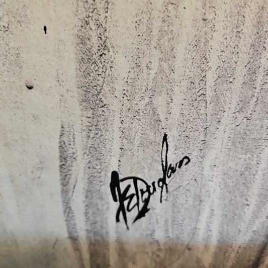 "Give or Take I & II" Original Acrylic Diptych Painting on Canvas by Farrell Elizabeth Douglass