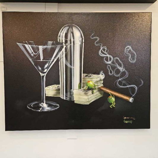 "A Good Day" Signed (Michael) Godard AP 33/50 Giclee on Canvas 35 x 28