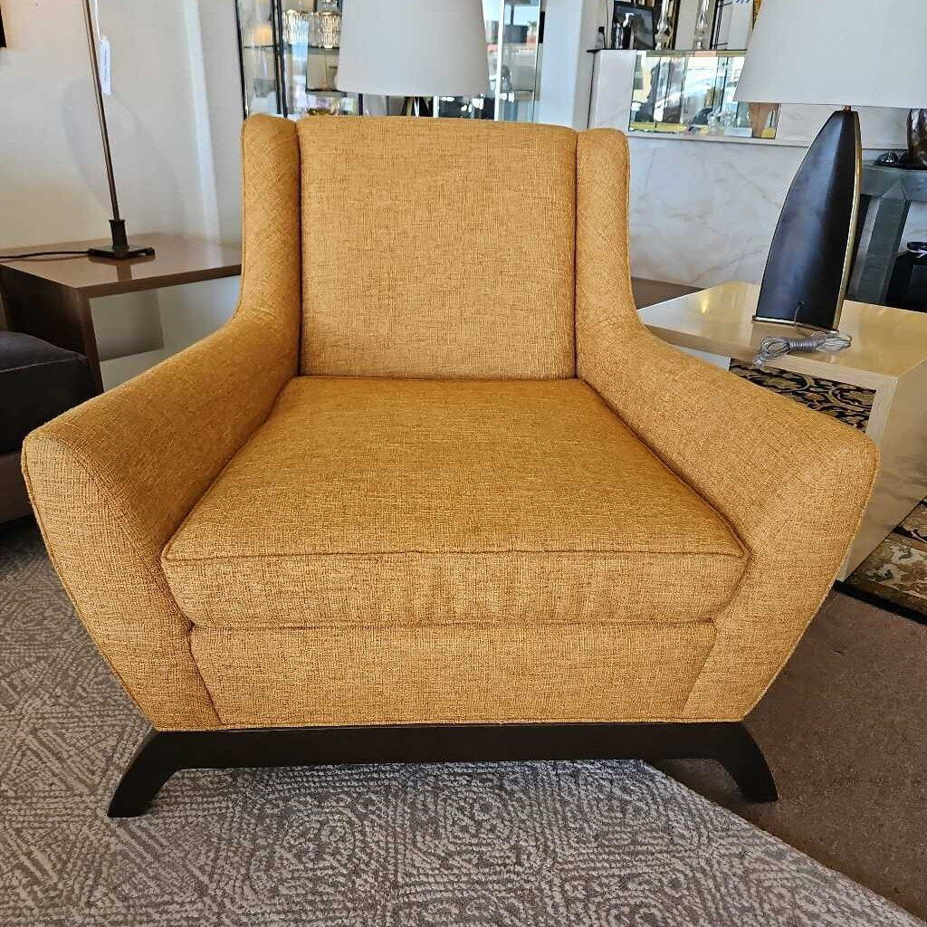 Joybird Furniture Modern Owen Chair, Upholstered w/Wood Base 39W 36D 34H
