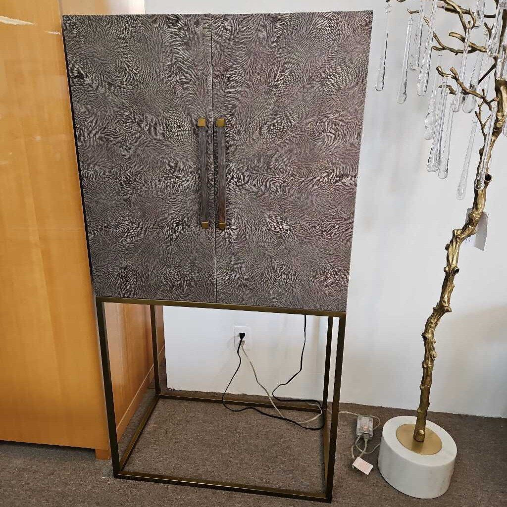 Theodore Alexander Travers Bar Cabinet 31.5W 19.5D 61H