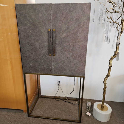 Theodore Alexander Travers Bar Cabinet 31.5W 19.5D 61H
