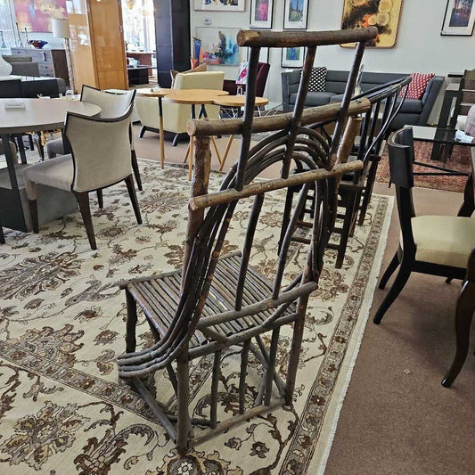Handcrafted Adirondack Rustic Bentwood Willow Chair 22.5W 28D 50H