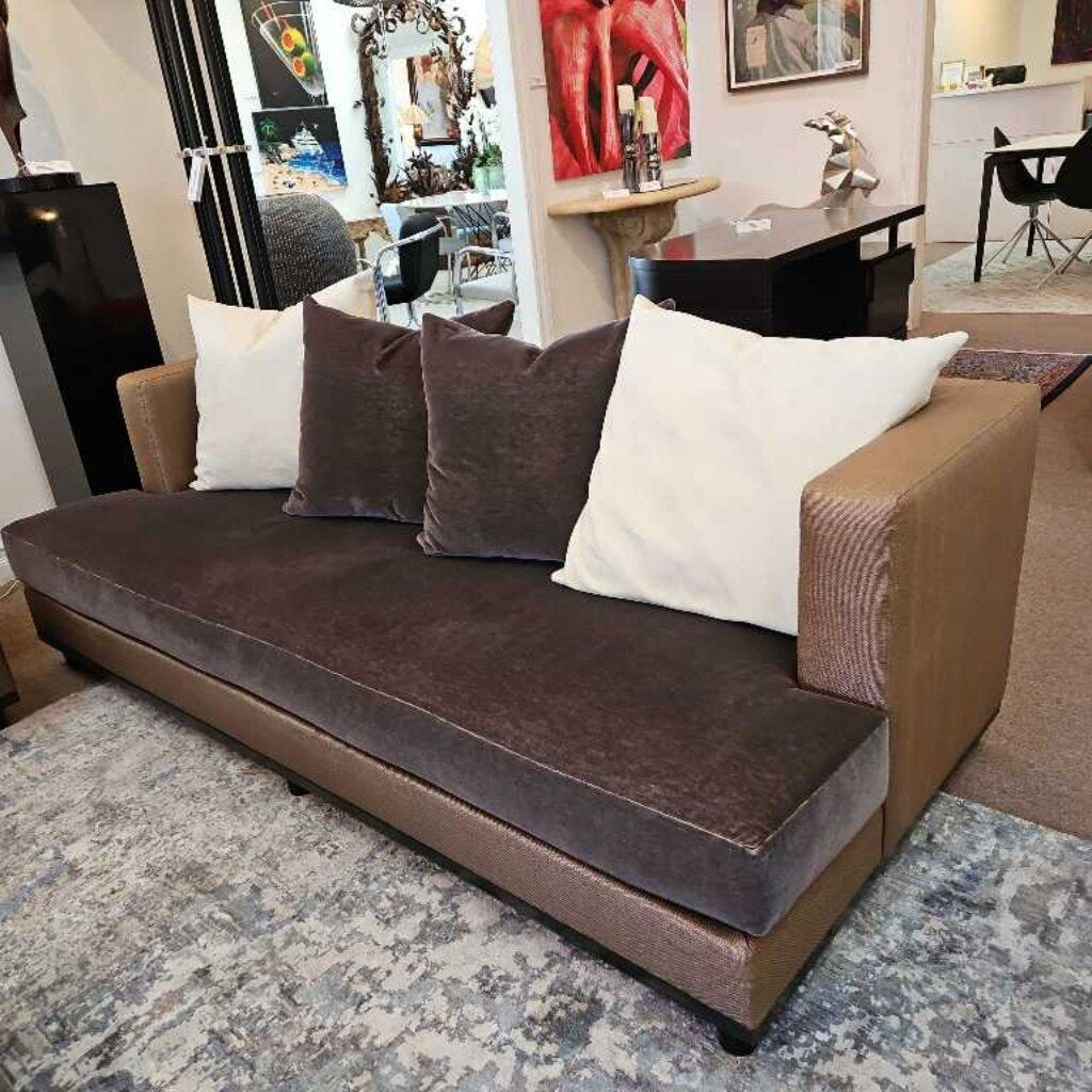 In The Style of Christian Liagre Modern Two-Tone Sofa 87W 39D 28H