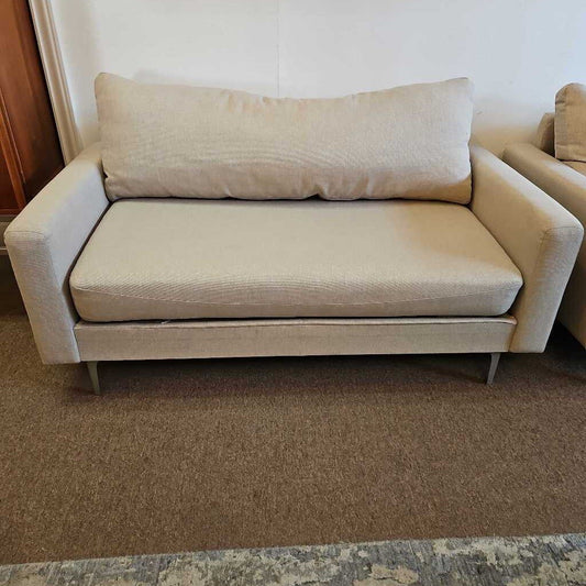 Sofette Almond Brindled Weave, Snug, Full Pillow 59.5 x 33 x 32