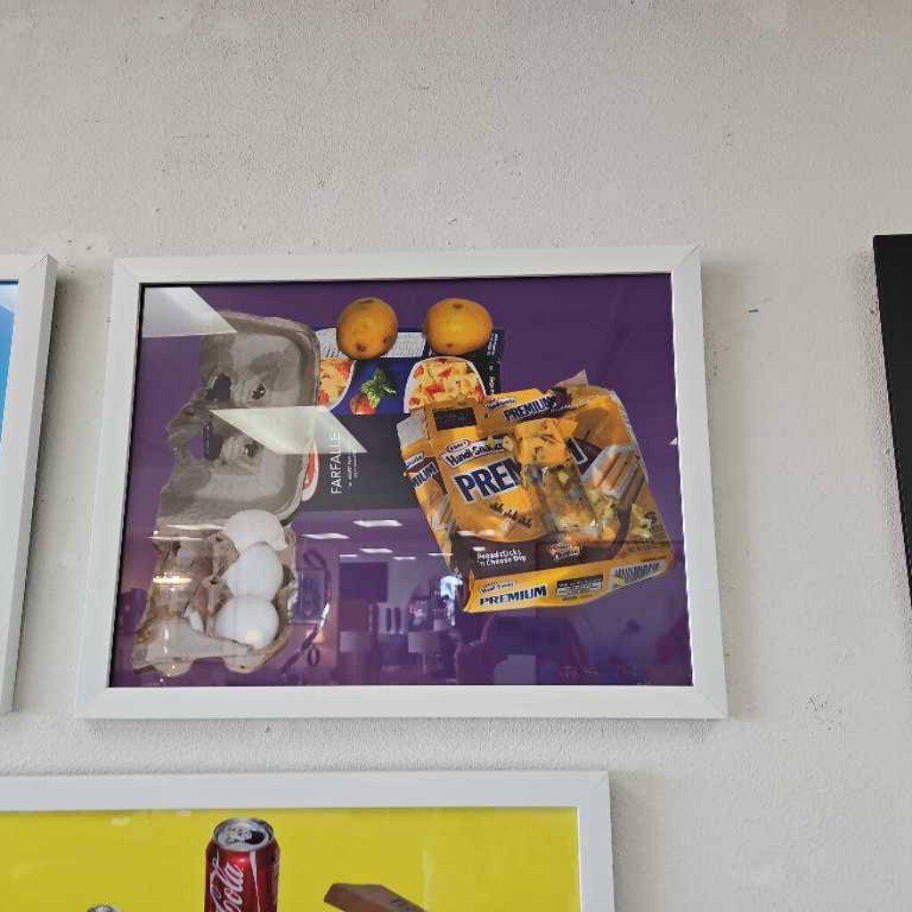 Dylan Trumbull Signed Original Photographic Framed Wall Art; Eggs, Farfalle, Lemons 25.75 x 19.5