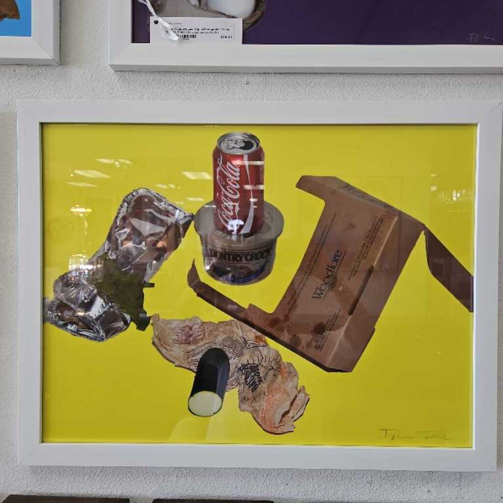 Dylan Trumbull Signed Original Photographic Framed Wall Art; Coca-Cola, Country Crock, Cucumber 25.75 x 19.5