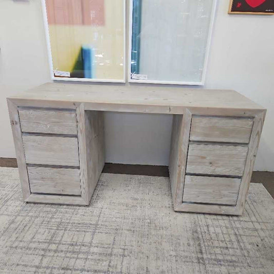 Restoration Hardware Callum Storage Desk 60 x 24 x 30.5