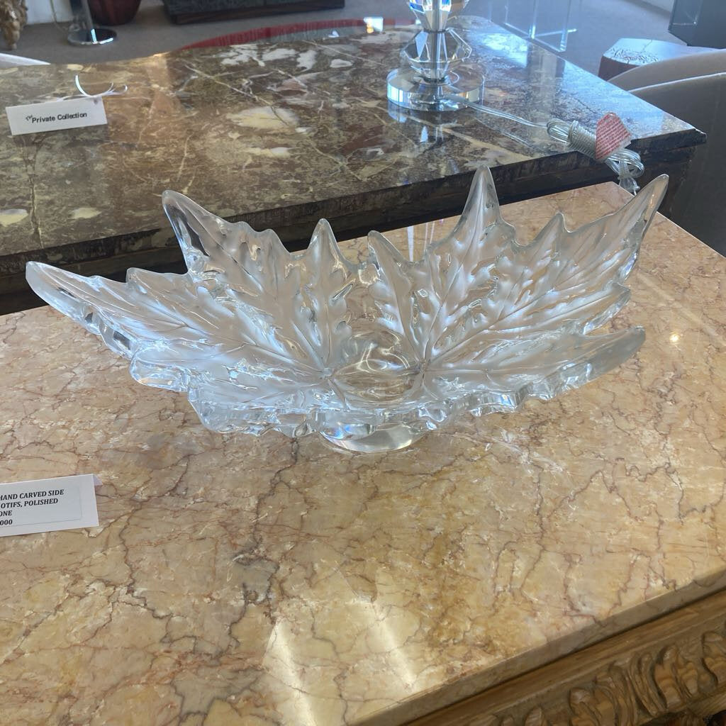 Lalique Champs-Elysees Centerpiece Bowl 18 x 10 x 7.25H