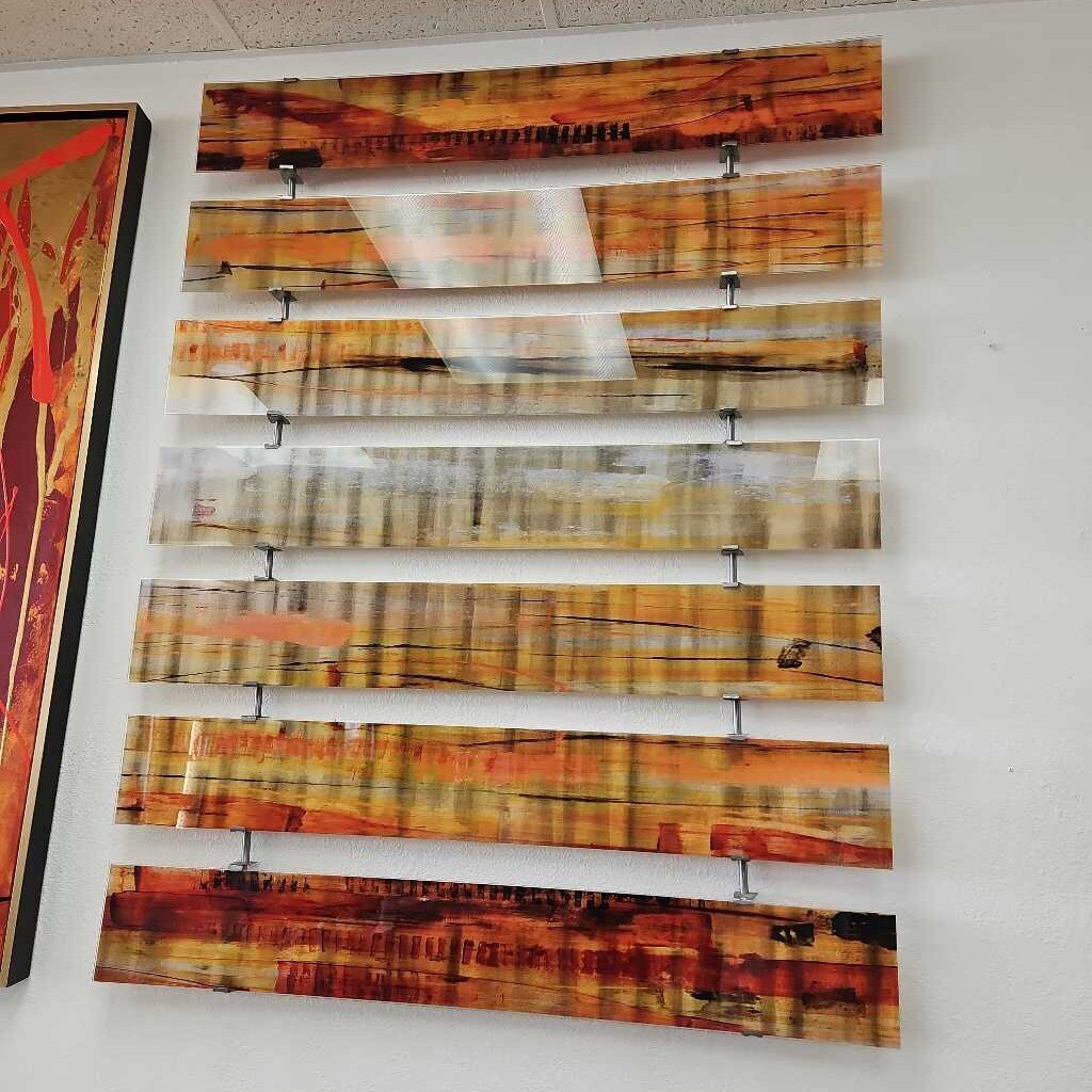 "Pendulum" By Volk, Giclee on Acrylic 65 x 48