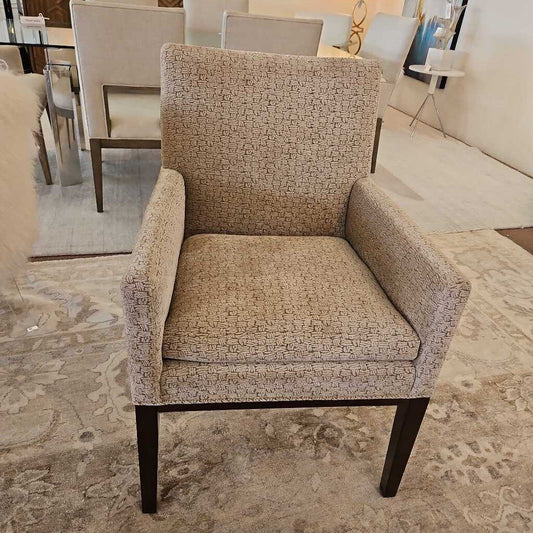 Edward Ferrell Upholstered Arm Chairs 25W 27D 37H - SET OF 4