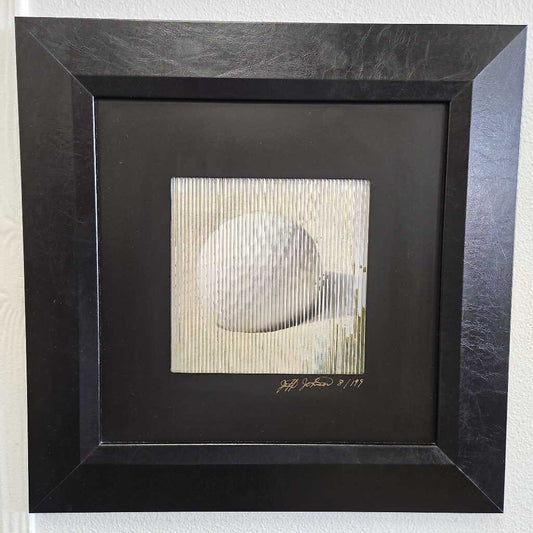 "Framed Kinetic Wall Art by Jeff Johnsons, "Par 3" Ltd. Ed. 8/199 16.5 sq