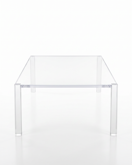 Invisible Lucite Coffee Table 60" x 30" x 17"