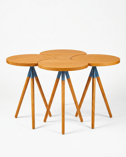 Itisy Table by Philippine Lemaire for Ligne Roset, Solid Oak 51W 42D 29.5H