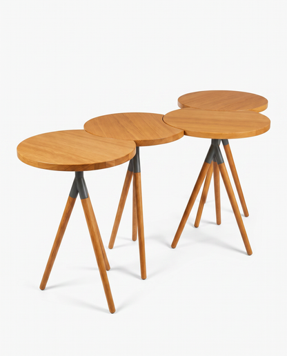 Itisy Table by Philippine Lemaire for Ligne Roset, Solid Oak 51W 42D 29.5H