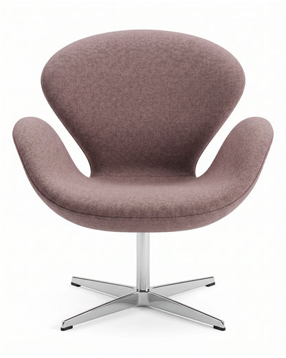 Jacobsen Swan Chairs, Grey Wool (PAIR) 29 x 25.5 x 31