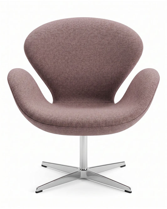 Jacobsen Swan Chairs, Grey Wool (PAIR) 29 x 25.5 x 31