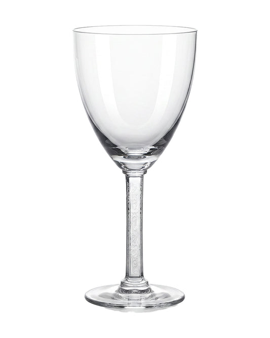 Lalique French Crystal Phalsbourg Water Goblets (Set of 6)