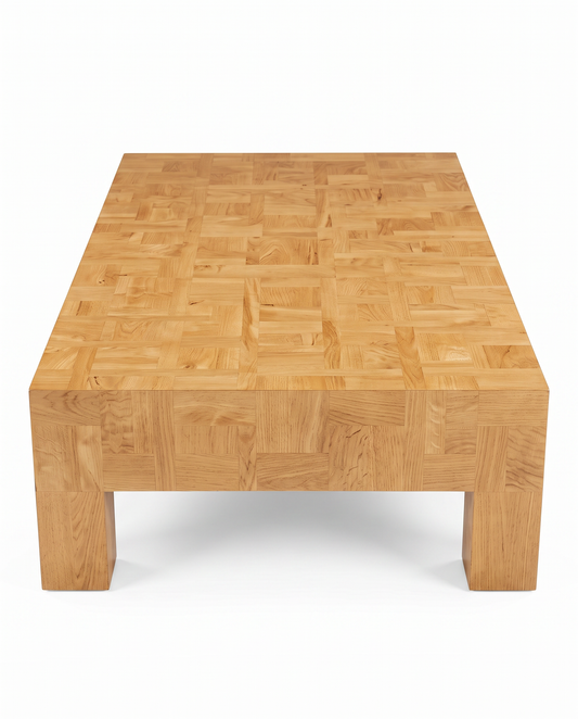 Light Wood Coffee Table 72W 36D 18H