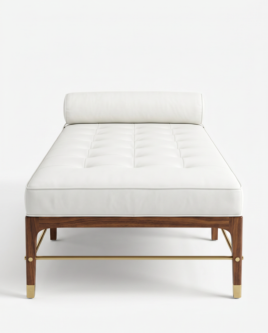 Linear Daybed in Special Walnut Series 72 by Stamford Modern