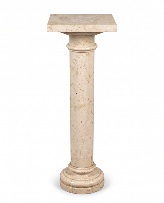Marble Pedestal Display Column 11.75Sq 35.25H