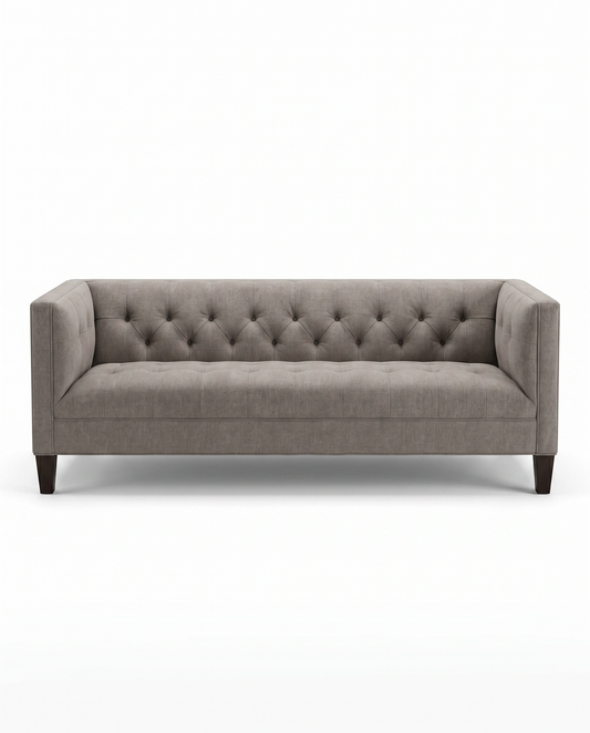 Mitchell Gold & Bob Williams Tufted 3-Seater Sofa 84 x 34 x 30