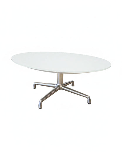 Modern Scott Wilson for Coalesse, White Occasional Table 36Dia 15H