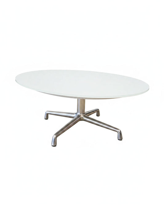Modern Scott Wilson for Coalesse, White Occasional Table 36Dia 15H