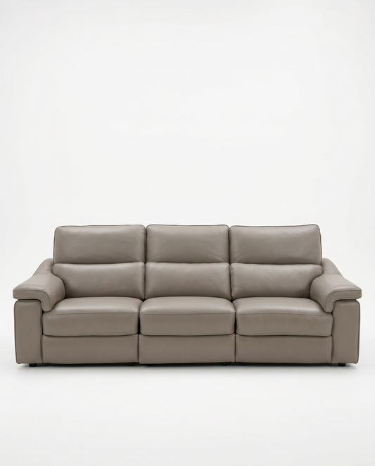 Natuzzi Editions Leather Power Reclining Sofa 107 x 40 x 38.5