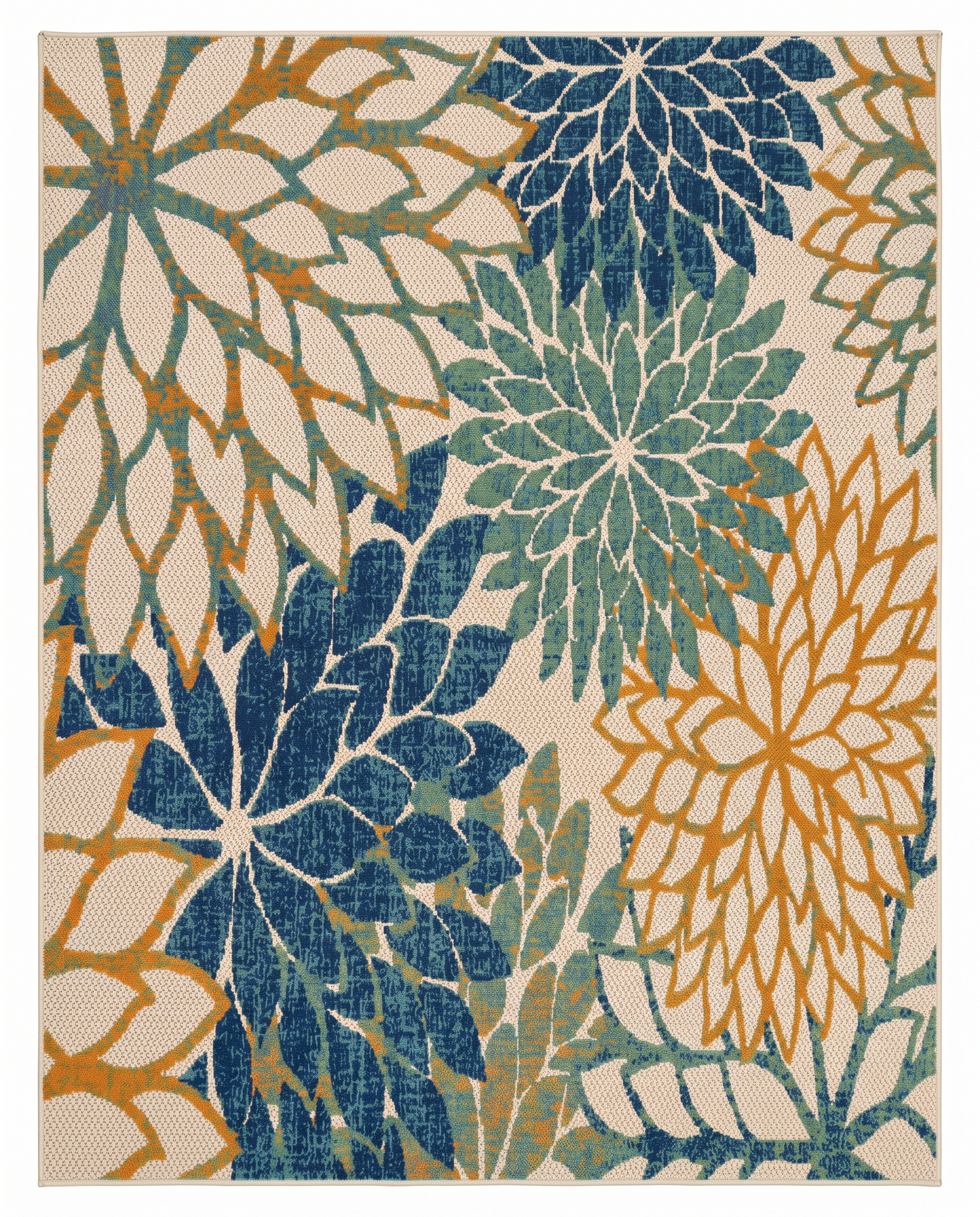 Nourison Aloha Floral area Rug, Indoor & Outdoor Use 6' x 9'