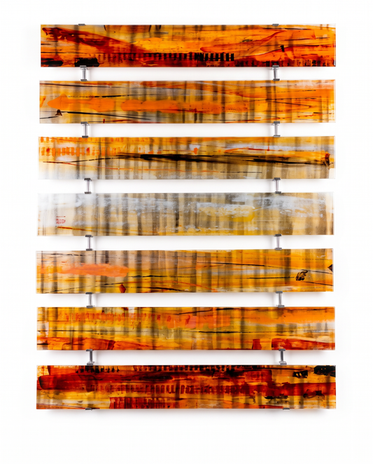 "Pendulum" By Volk, Giclee on Acrylic 65 x 48