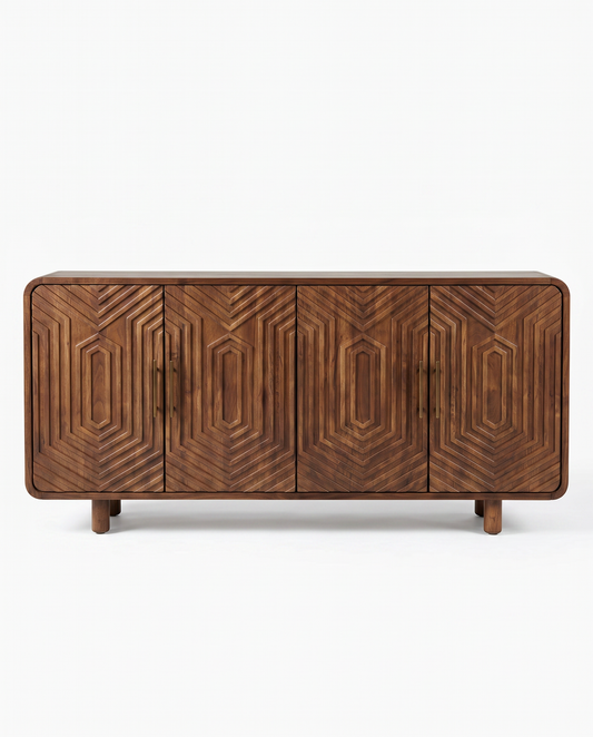 Pottery Barn Delta Buffet, Solid Mango Wood 78W 18D 36H