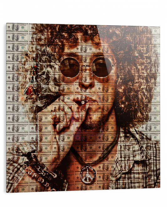 Roger Daltrey Glass Panel Wall Art 39.25"Sq.