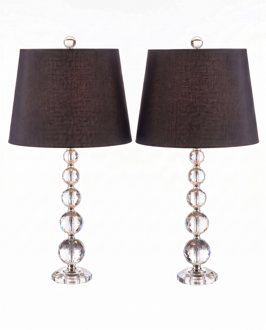 Safavieh Crystal Ball Table Lamps 27"H (PAIR)