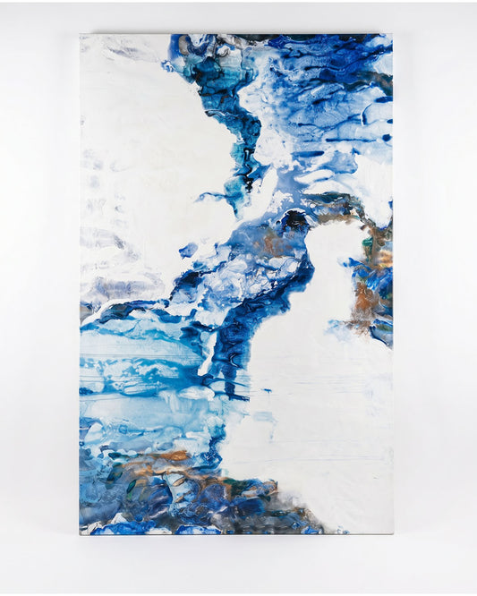 Signed Jennifer Janesko, Acrylic on Canvas Abstract 49.75W 80H