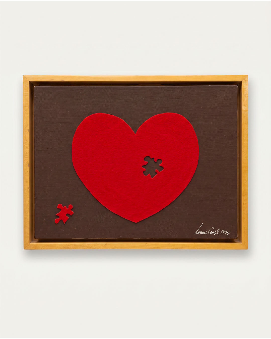 Signed, "If You Can Put That Piece Back, You Can Have It" Acrylic on Canvas 13.25 x 10.25H