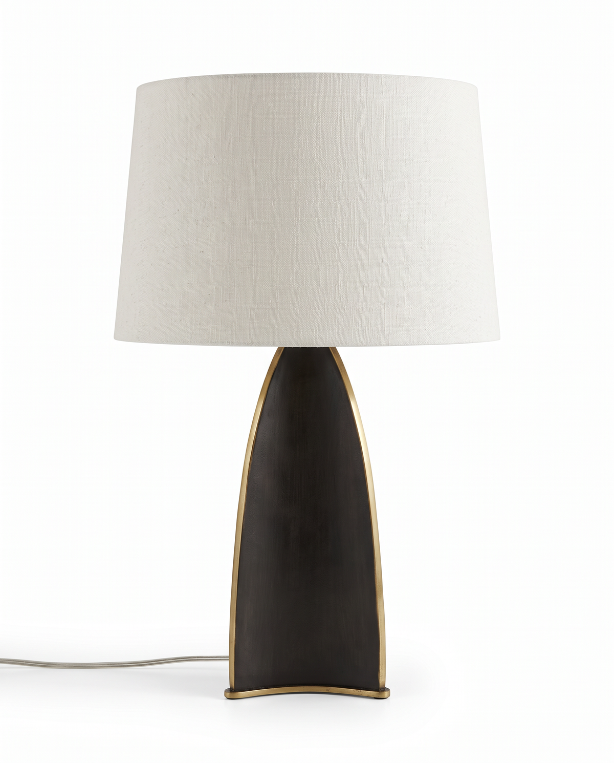Tanner Kenzie Pebbled Faux Leather Table Lamps 29H - PAIR