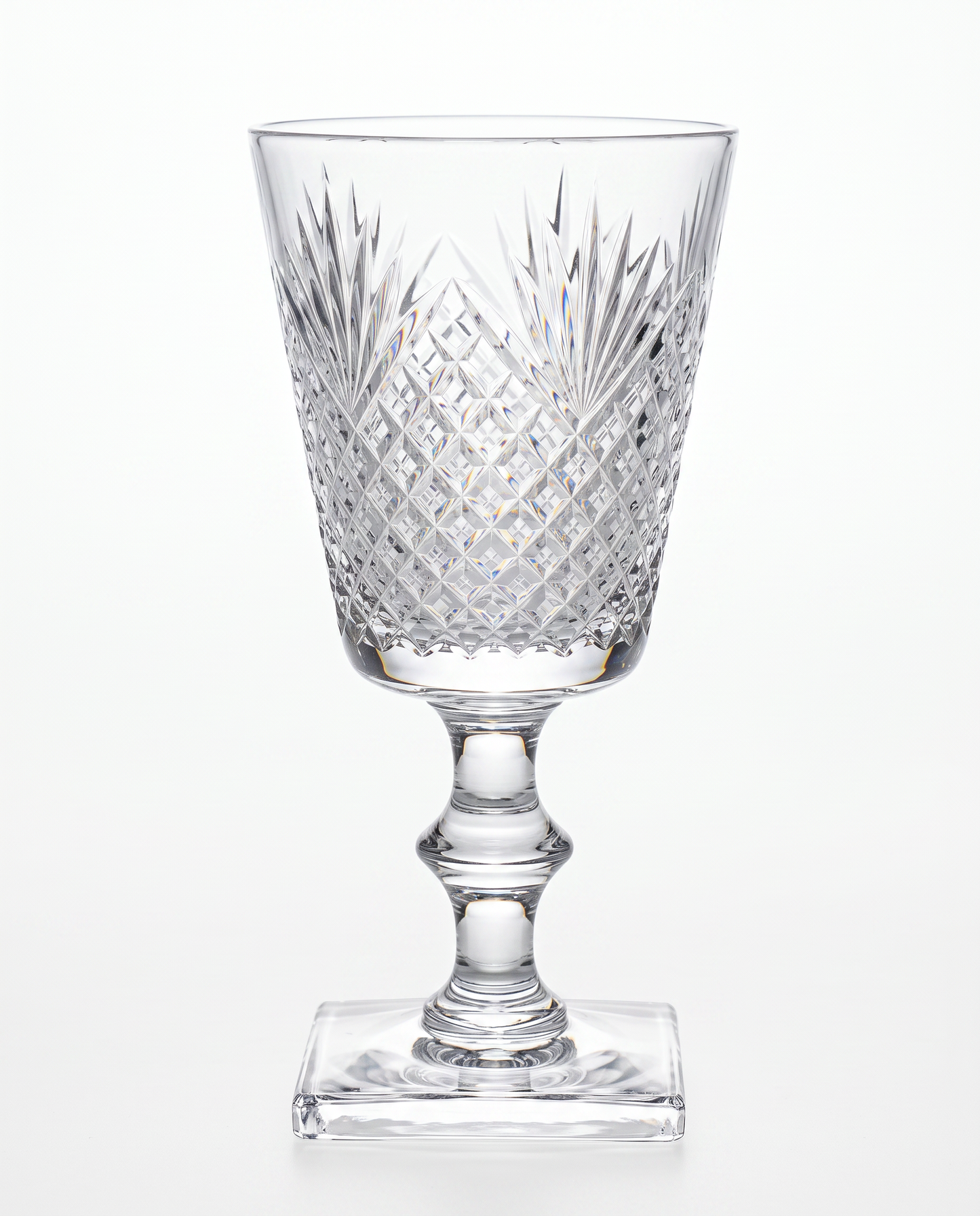 Waterford Crystal Hawkes Strawberry, Diamond & Fan Water Goblets