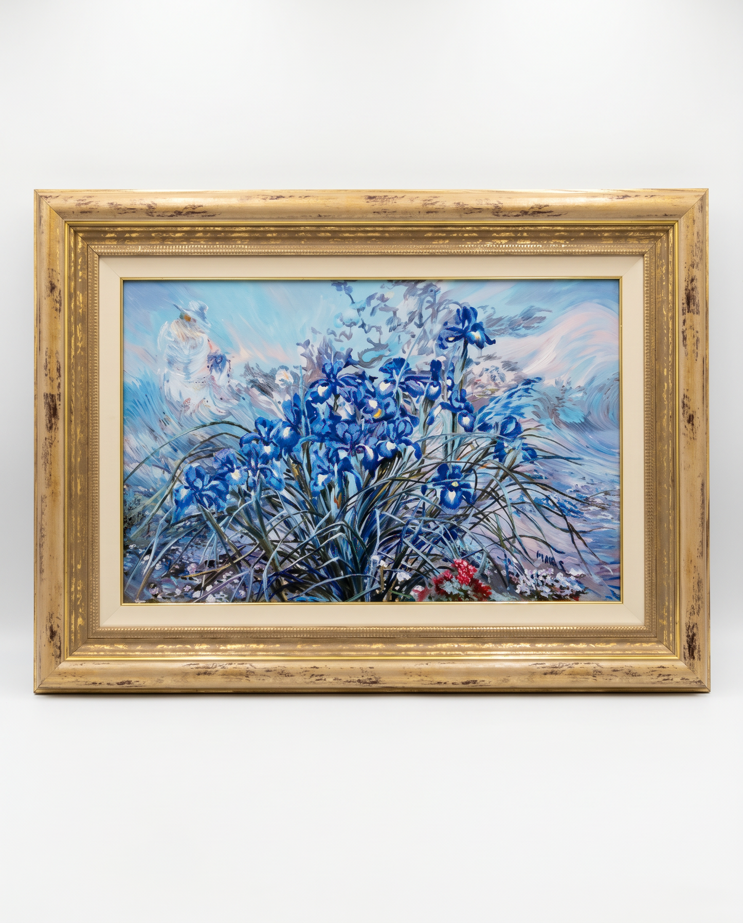 "Wild Iris" by Ruth Mayer, Ltd. Ed. 14/100 Giclee on Canvas