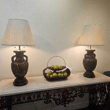 Load image into Gallery viewer, Mid-Century Modern Marbro Bronze Lamps (PAIR)

