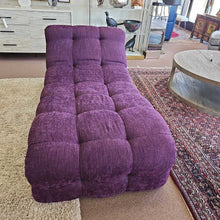 Load image into Gallery viewer, Tufted Amethyst w/White Uphol. Day Bed
