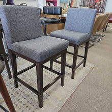 Load image into Gallery viewer, Restoration Hardware Madison Uphols. Bar Chairs (PAIR)
